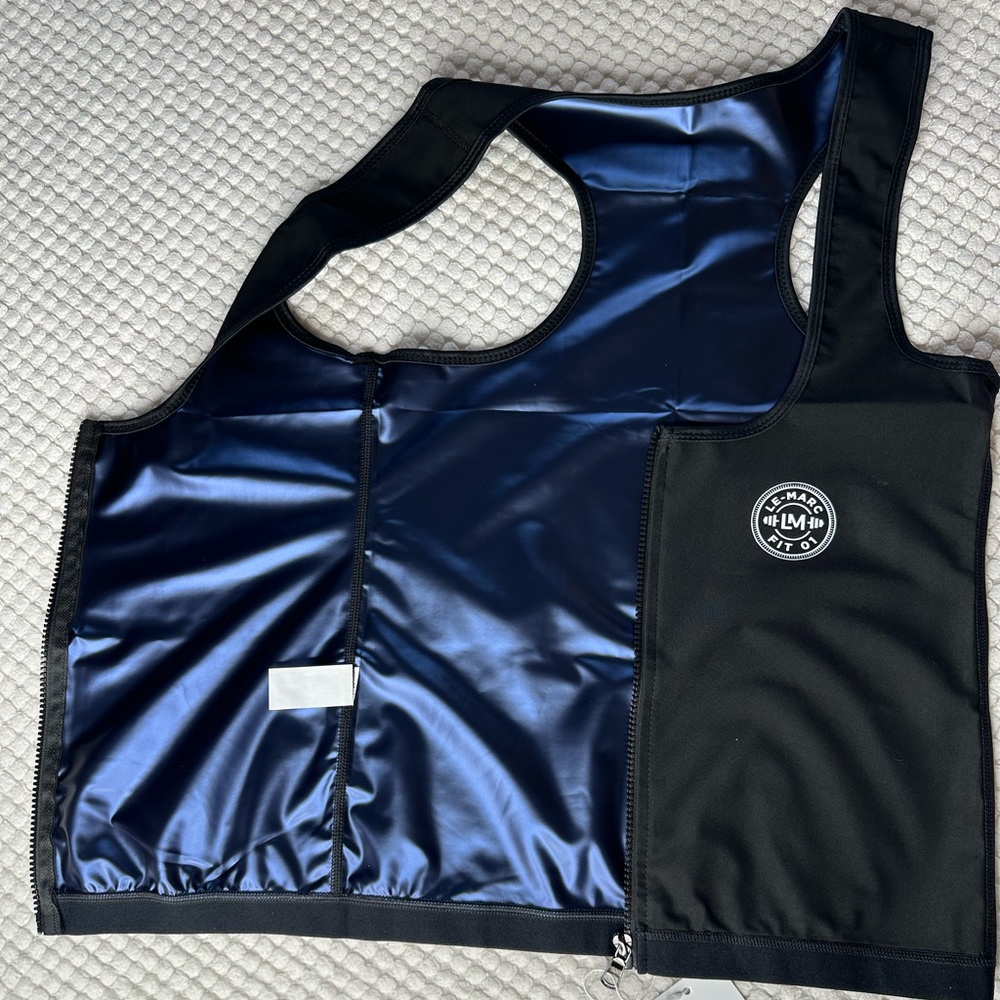 Lemarcfit heat trapping sauna vest, sweat 4x more with this amazing vest to $30